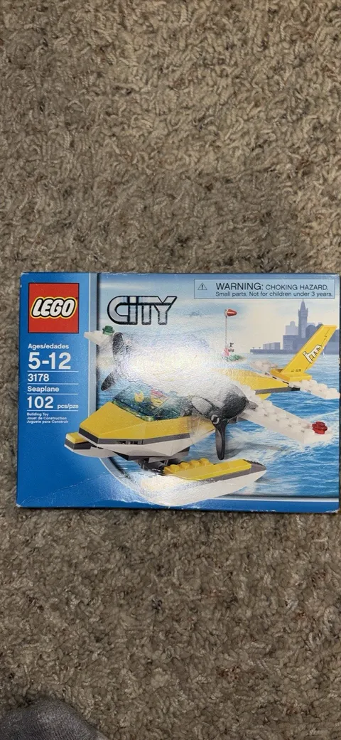 Brand New Sealed In Box LEGO CITY: Seaplane (3178) With 102 Pieces