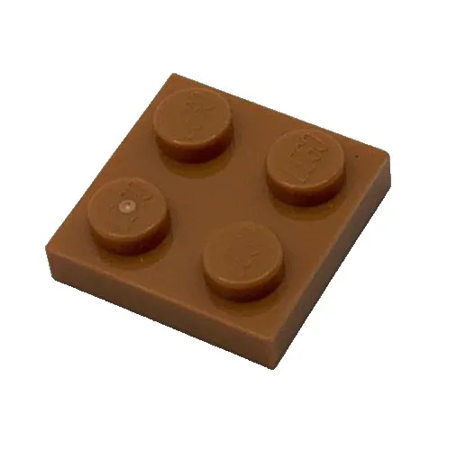 Lego 3022 Medium Nougat Plate 2 x 2 Element 4645059 6056383