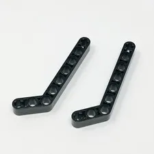 32271 LEGO Technic Parts Liftarm 1x9 Bent (7-3) Thick BLACK (2)