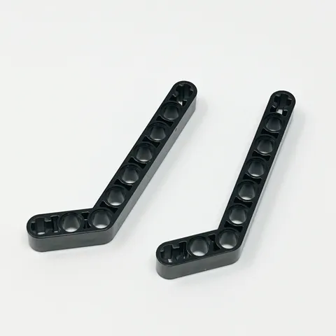 32271 LEGO Technic Parts Liftarm 1x9 Bent (7-3) Thick BLACK (2)
