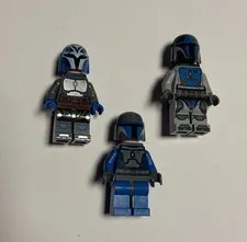 LEGO Star Wars Bo-Katan, Death Watch, Loyalist Mandalorian Minifigure Lot Of 3