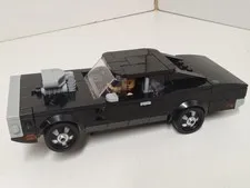 LEGO SPEED CHAMPIONS Dom's Fast & Furious 1970 Dodge Charger R/T 76912 Complete