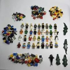 Lot of 36+ LEGO Mini-figures & More Incomplete Mini Figs + Accessories