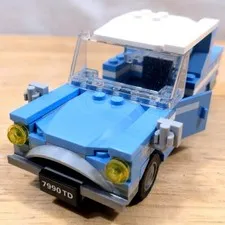 LEGO Harry Potter Flying Ford Anglia Car Blue 75953 75968 Vehicle Only Retired