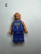 Toni Kukoc #7 3563 Milwaukee Bucks Jersey NBA Basketball LEGO® Minifigure Figure