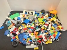 2 OF 6 LEGO LOTS VERY GOOD CONDITION MIXED BLOCKS WHEELS ALL LEGO BRAND