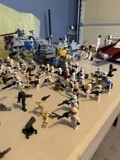 LEGO Star Wars Bulk Lot Multicolor Minifigures Vehicles Ships Walkers