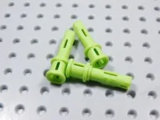 LEGO Lot of 3 Lime Green Technic Pin w/ Stop Bush BO