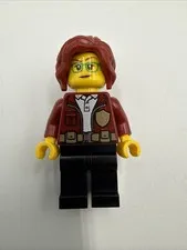 Lego CITY Minifigure - Fire Chief, Firefighter Female Freya McCloud cty1012 F12