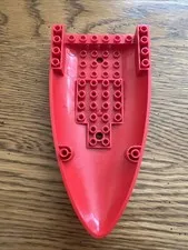 LEGO 54090 Red Aircraft Fuselage Forward Bottom Curved 8 x 16 Airport