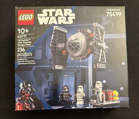 Lego 40771 Star Wars TIE Fighter With Imperial Hanger Rack - GWP - NEW & SEALED