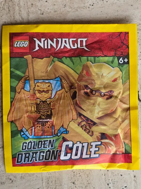 LEGO 892304 Ninjago Golden Dragon Cole Paper Bag Sealed Promo