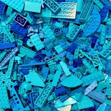 LEGO Blue Pieces Lot - 8.1 oz - Free Shipping