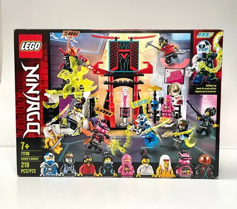 LEGO NINJAGO 71708 Gamer's Market 218pcs - NEW open box (sealed bags) see photos
