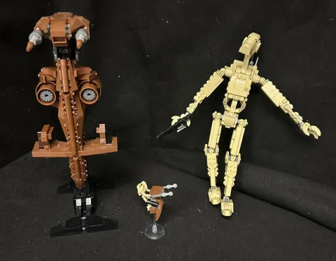 LEGO Star Wars: The Phantom Menace Battle Droid with STAP - 75428 95% complete