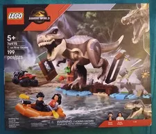 LEGO Jurassic World T Rex River Escape Dinosaur Toy 76975