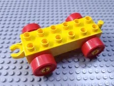 LEGO New DUPLO Yellow 2x4 Train Car Piece