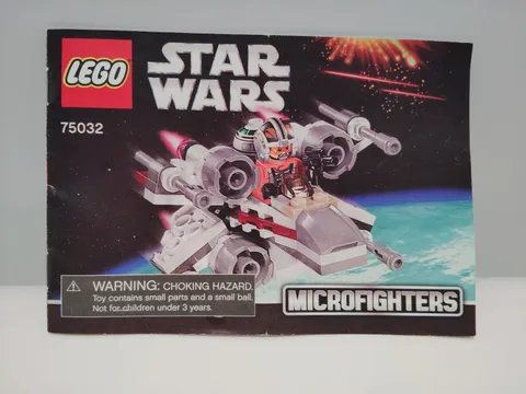 LEGO Star Wars Microfighters Instruction Booklets 75030 75032 X-Wing AAT Lot