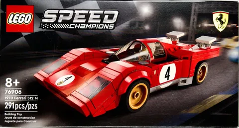 LEGO Speed Champions 1970 Ferrari 512 M 76906 NEW Factory Sealed, 291 Pieces