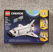 LEGO Creator 3in1 31134 Space Shuttle Set 144 Pieces Ages 6+
