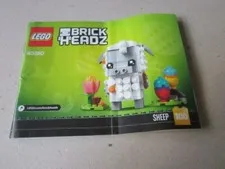 Lego System Building Instructions Instruction 40380 Brick Headz Sheep Sheep