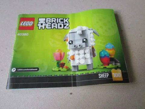 Lego System Building Instructions Instruction 40380 Brick Headz Sheep Sheep