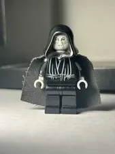 LEGO Star Wars Minifigure SW0124 Emperor Palpatine 7264 Rare HTF READ No Cracks