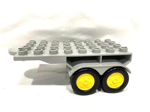 Lego Duplo Grey Flatbed Trailer 4x8 Replacement
