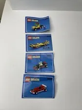 Lego 6432 Town Speedway Transport 4 Instruction Manuals Booklets Only No Bricks