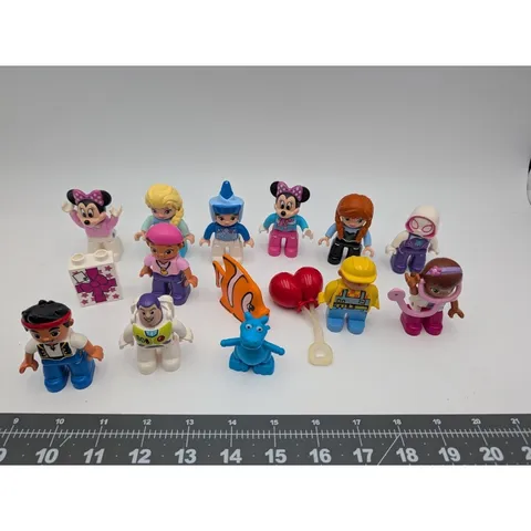 Lego Duplo Disney Marvel Character Figure Lot Minnie Jake Neverland Frozen Bob