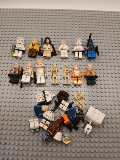 LEGO Star Wars Minifigure Lot Old Clone Trooper Battle Droid + Gear + More!!!!!!