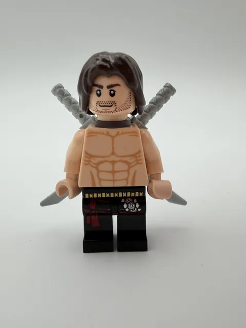 Used LEGO Dastan Minifigure - pop007 - Set 7570  Disney Prince of Persia
