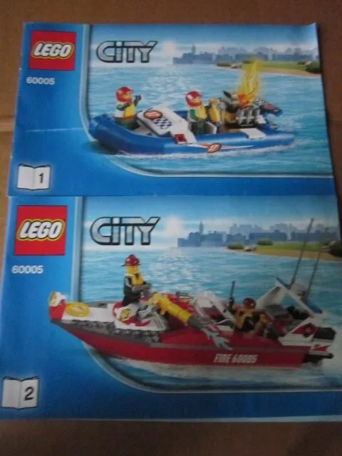 Lego City Building Instructions Instruction 60005 Pieces 1 and 2 Parts 1 and 2