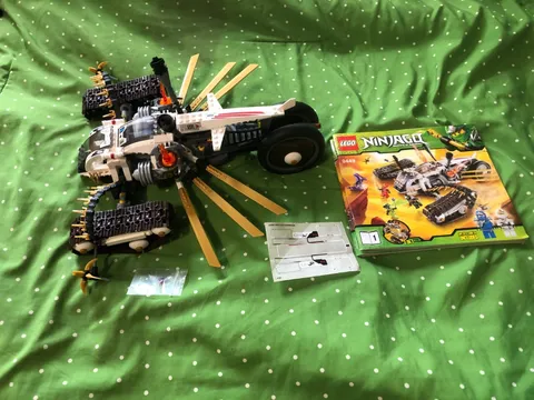 lego 9449 Ninjago ultra sonic raider ship vehicle complete set manuals NO minis