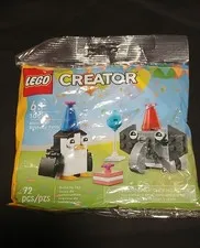 LEGO CREATOR: Animal Birthday Party (30667) 72 pieces 2024 POLYBAG SEALED