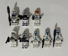 Lego Star Wars Clone Trooper Minifigure Lot Of 8