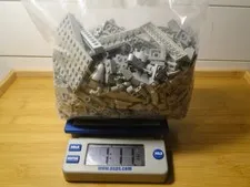 Lego Grey Gray Light Grey Parts Pieces Bricks Plates Lot