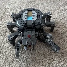 LEGO Dark Gray Spider-Like Walker Built Model, Assembled, Plastic