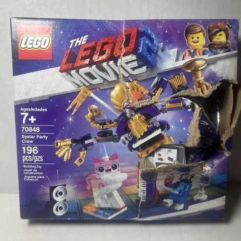 LEGO The Lego Movie 2: Systar Party Crew (70848) NEW-VERY Damaged box!
