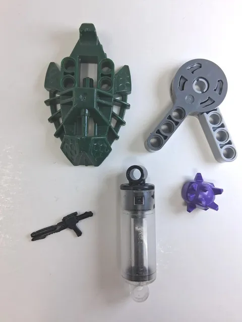Lego Lot Of 3 Technic Rotation Joint Shock Absorber Bionicle Chest Armor