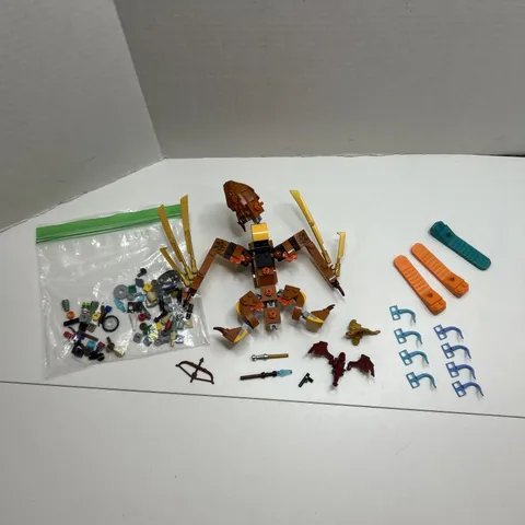 LEGO NINJAGO Autumn’s Dragon from Set 71814 INCOMPLETE Plus Other LEGO Parts