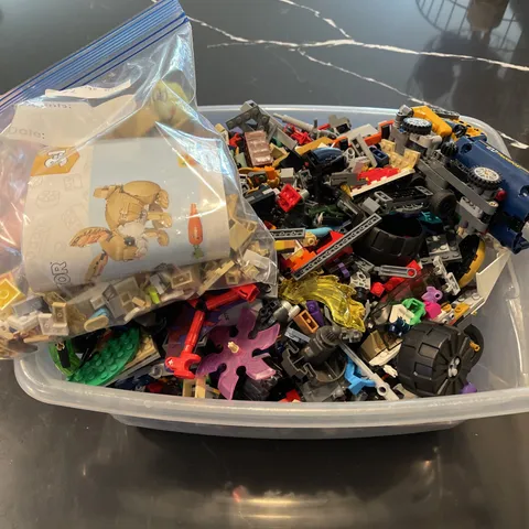 LEGO 9+ lbs Pounds Random Pieces and Minifigs  - Lots Of Ninjago 