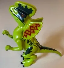 LEGO Jurassic World Dilophosaurus Dilo01 Lime Dinosaur (75916) Retired Rare