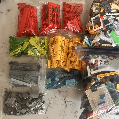Misc LEGOS Bulk Lot 10 Lbs Bricks Plates Parts People Random Pieces Misc