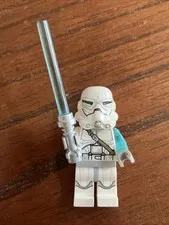LEGO Star Wars Jek-14 w/ Stormtrooper Helmet mini-figure 75051 (sw0571) Blue Arm