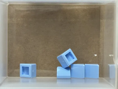LEGO Parts - Bright Light Blue Slope 30 1 x 1 x 2/3 - No 54200 - QTY 5