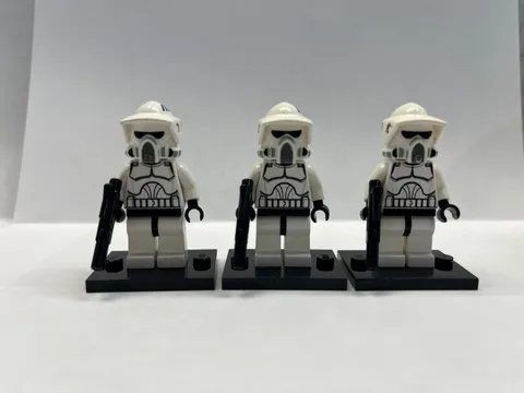 2011 Lego Star Wars ARF Trooper Razor Minifigure sw0297 (EX Cond) Lot of 3