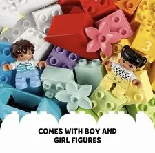 LEGO DUPLO Classic Brick Box Building Set - Features Storage Organizer, Toy C...