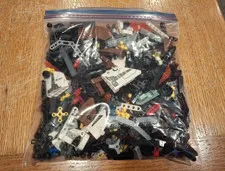 Over 1 Pound Of LEGO Technic Parts Panels, Gears, Connectors, Beams Multicolor
