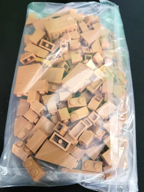 LEGO By The Pound Brown Bricks 3.8 oz Bag